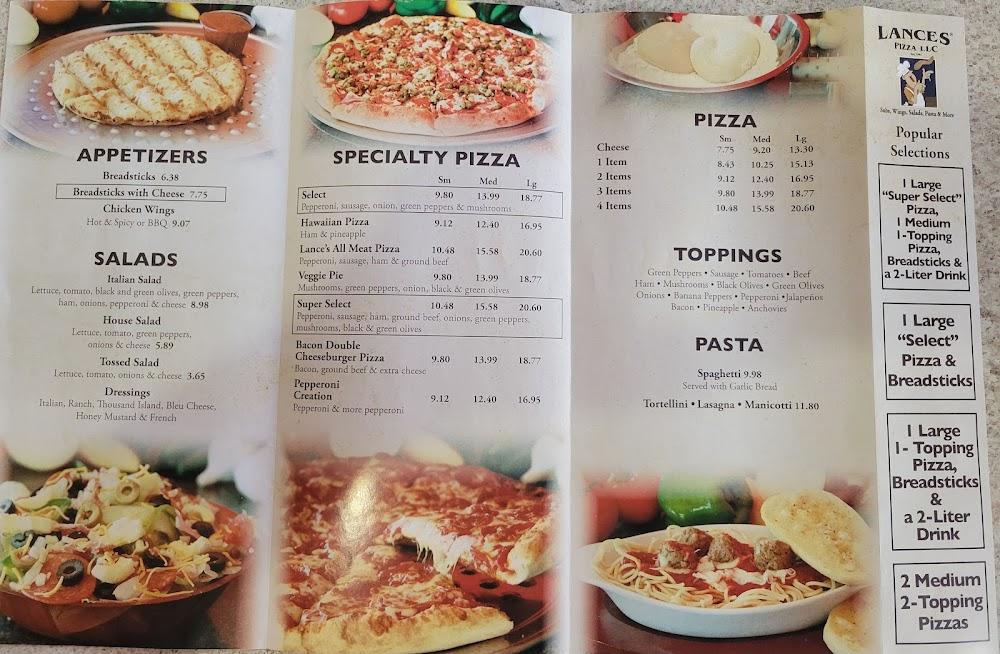Lance's Pizza & Subs Menu image 1